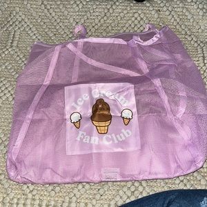 Pusheen box summer ice cream fan club mesh beach tote bag